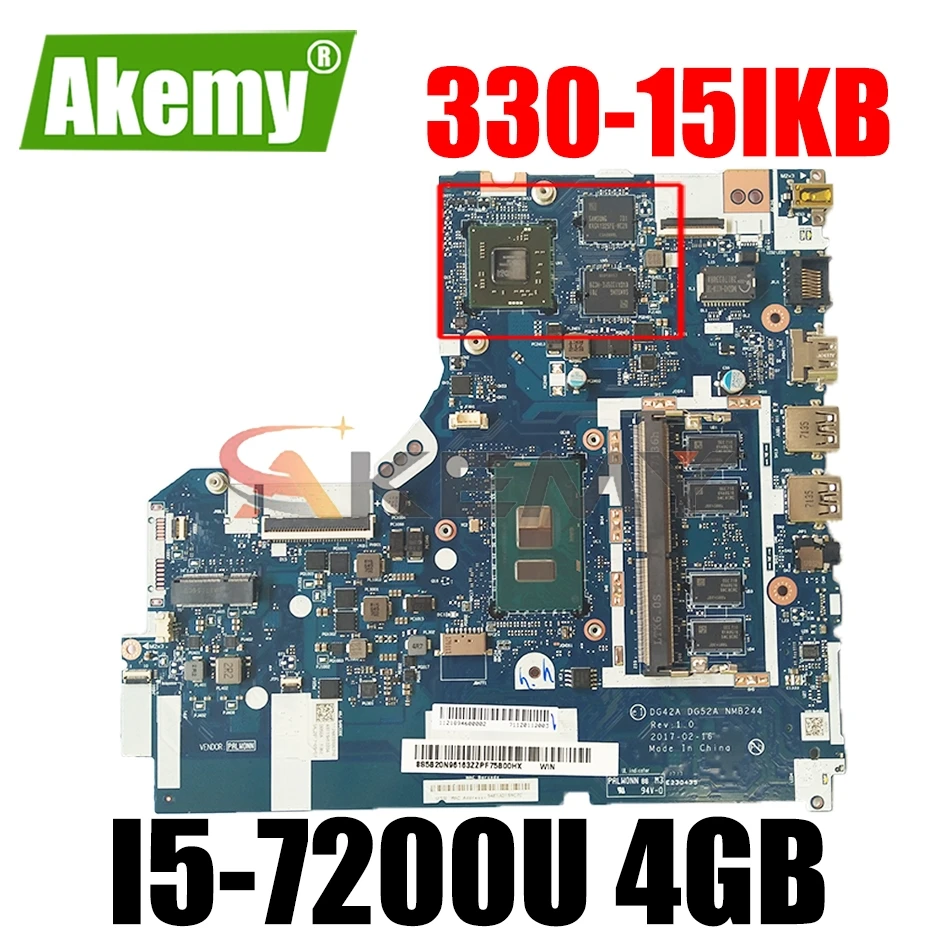 

Материнская плата для ноутбука XiaoXin CHAO 5000 Lenovo 320 320C-15IKB DAG42A DAG52 NMB244 5B20Q84217 со стандартным процессором 2 Гб GPU 4 Гб RAM
