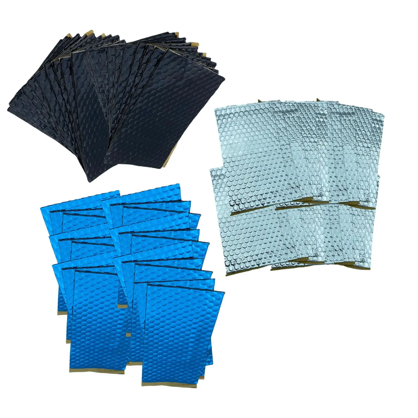 20x автомобильный звукоизоляционный коврик звуковой глушитель противодоска для