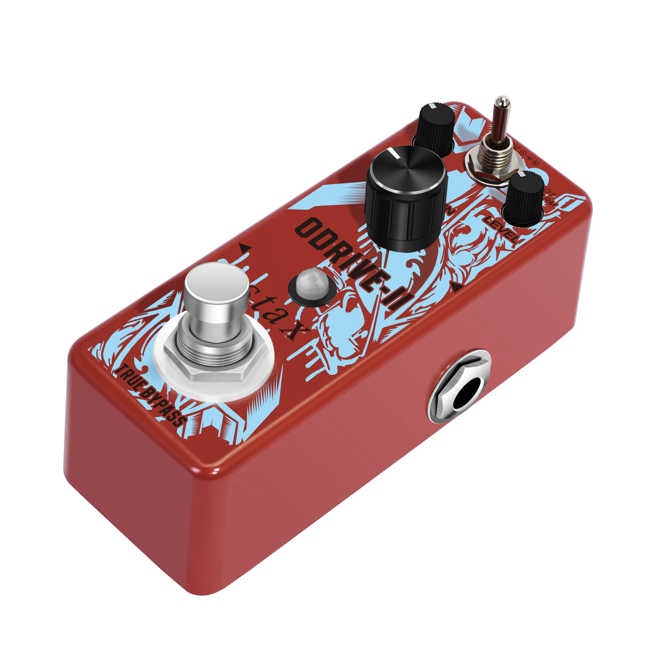 Stax LEF-302B ODRIVE-II Classical Electronic Overdrive Guitar Effect Pedal True Bypass2 Working Mode Full Metal Case