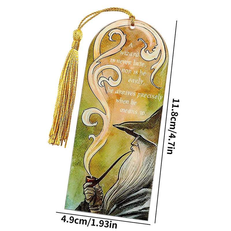 

Акриловая закладка с кисточкой для книг