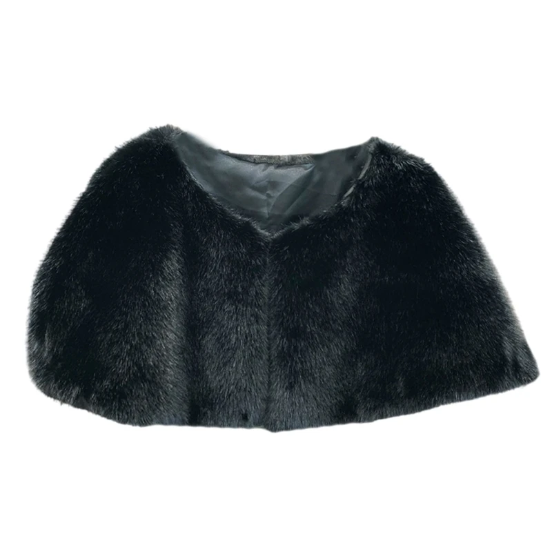 Длинный Меховой Свадебный Шаль Осень Зима Теплая Шеи Теплый Шарф