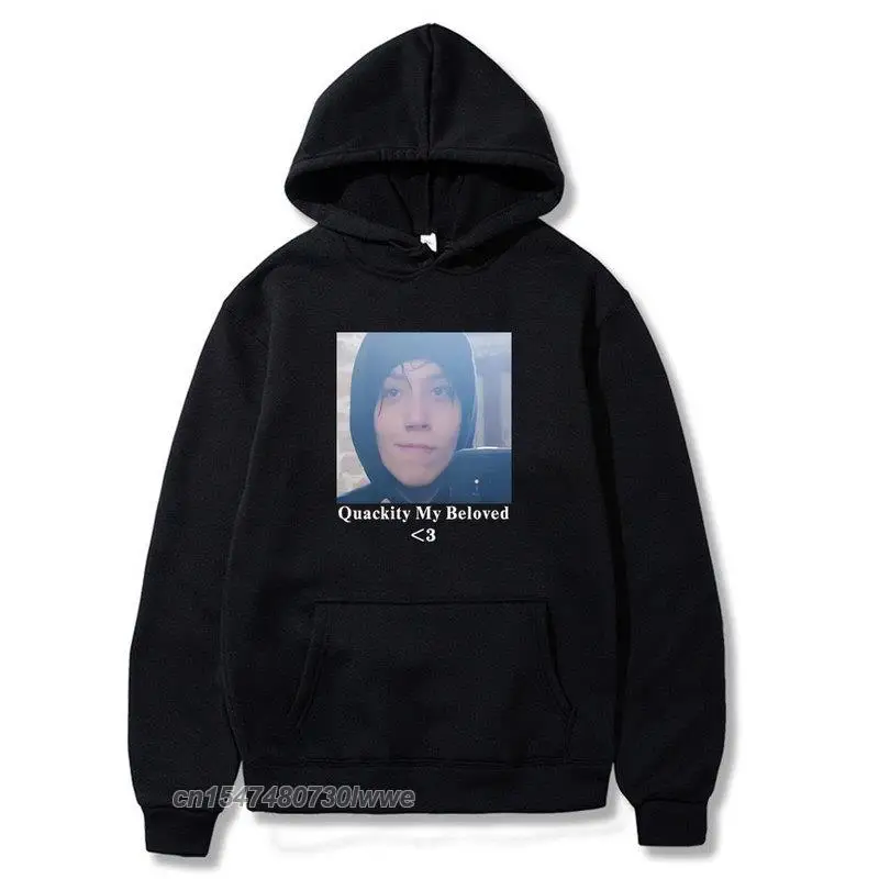 

Quackity My Beloved Merch Hoodie Men/Women Harajuku Style Hip-Hop Sweatshirt Spring Autumn Models Polar Hooded Sweatshirt Men's