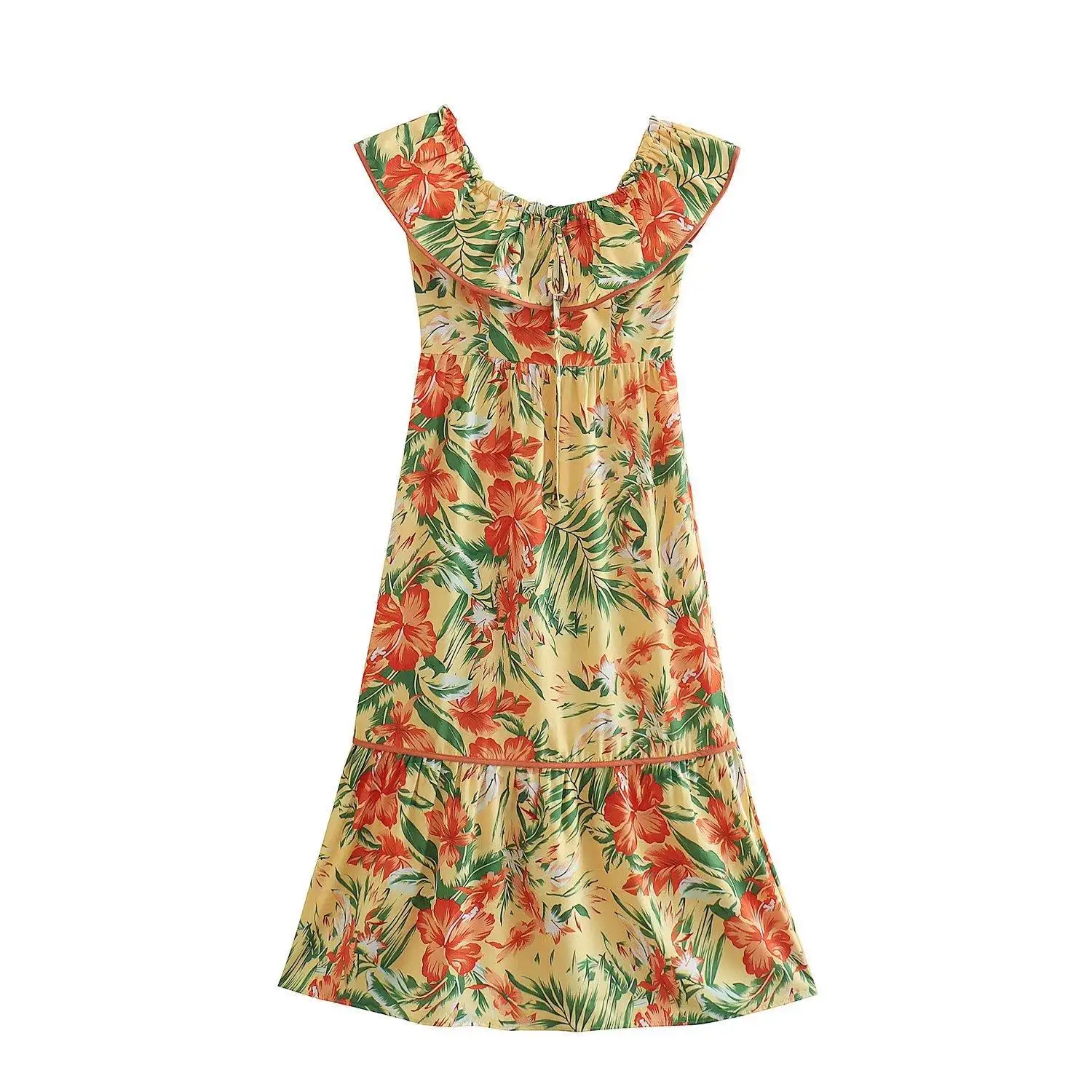 

2022 05 Brand New Spring Summer Women Female Sexy Polyester Dress Outwear