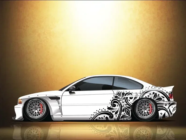 Индивидуальный дизайн тату-пленки художественный с узором Универсальная