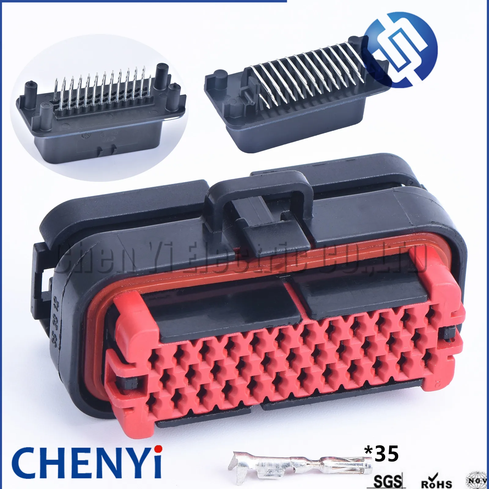 35 контактов 776164-1 Tyco AMP мужской женский герметичный фотоаксессуары для автомобиля проводное соединение Разъем ЭБУ с клеммой