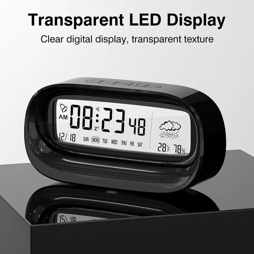 Многофункциональный электронный будильник светодиодные цифровые электронные