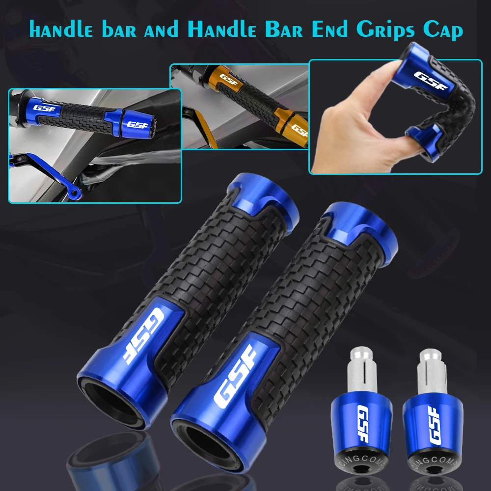 

For Suzuki GSF250 GSF600 GSF650 GSF1200 GSF1250 BANDIT Motorcycle Handlebar Handle Bar Grip Caps Ends GSF 250 600 650 1200 1250
