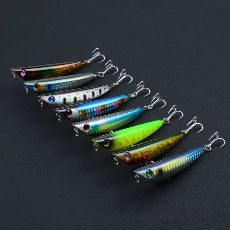 

XBLACK Topwater Pencil Fishing Lure 80mm 8.8g Wobblers Fishing Baits Floating Surface Walkers Bass Fishing Hard Bait Swimbait