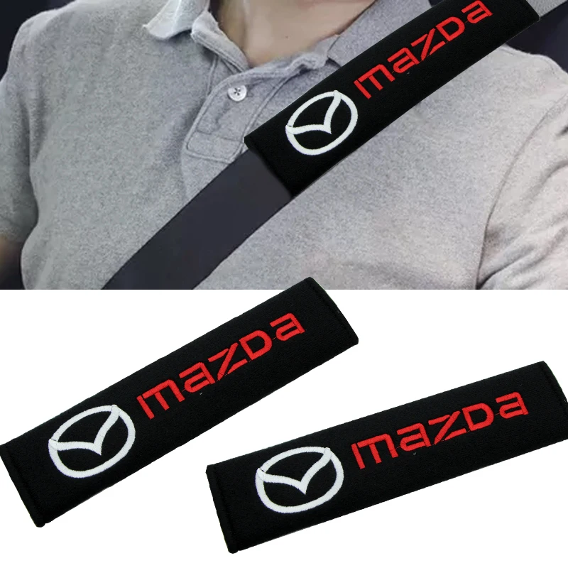 Хлопковый защитный наплечный ремень для автомобильного ремня безопасности для Mazda Skyactive 2 3 6 Atenza Axela Demio Cx8 Cx9 Cx30 CX7 2 3 5 6