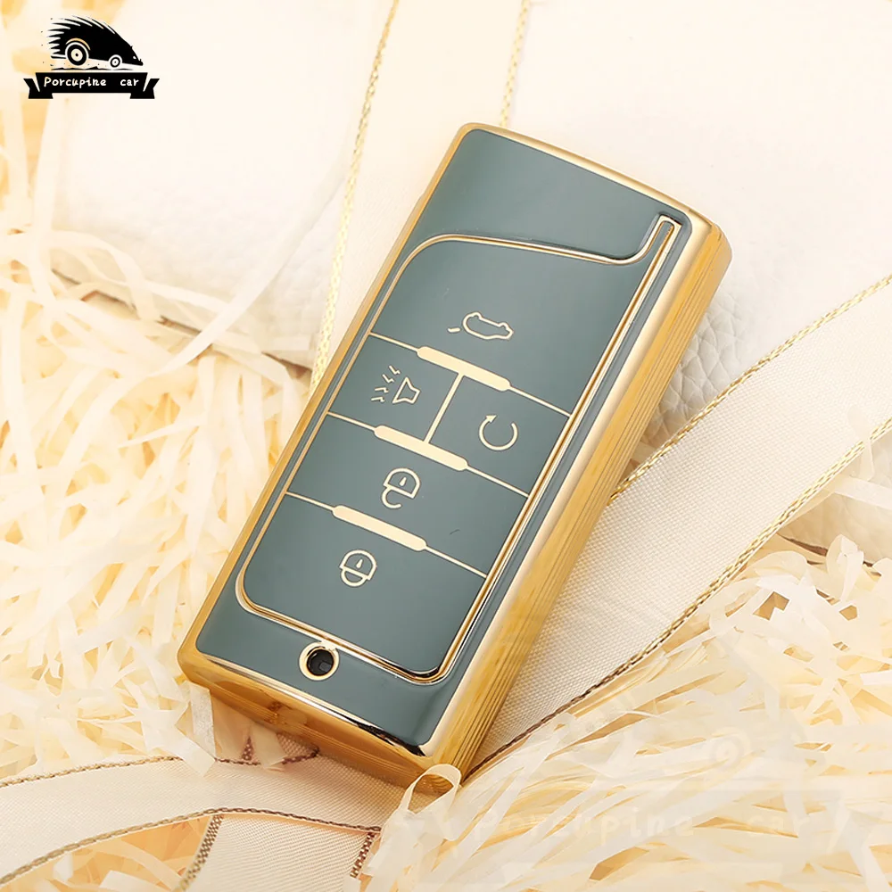 Чехол для автомобильного пульта дистанционного управления из ТПУ для GAC Trumpchi GS7 GS8 GM8 GS5 GA6 GM6 2015 2016 2017 2018 2019 2020 2021 2022 аксессуары