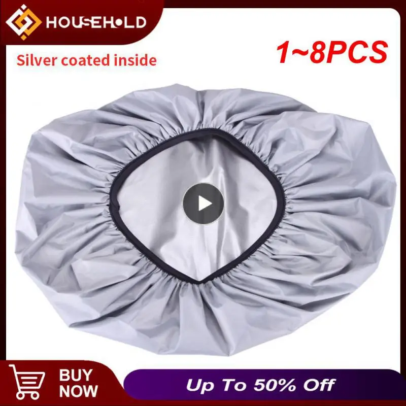 

1~8PCS Adjustable Backpack Rain Cover Portable Waterproof Outdoor Accessories Dustproof Camping Hiking Climbing Raincover