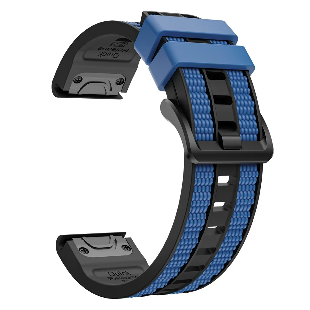 Фото Силиконовый ремешок для часов 22 мм, 26 мм для Garmin Fenix 8 51 мм, 47 мм, 7X, 7, 6, 6X, ремешок на запястье для Enduro3/Fenix E, браслет QuickFit №3