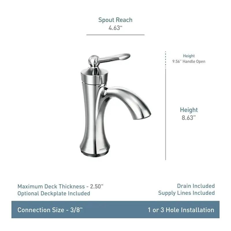 

Oil Rubbed Bronze One-Handle Bathroom Faucet