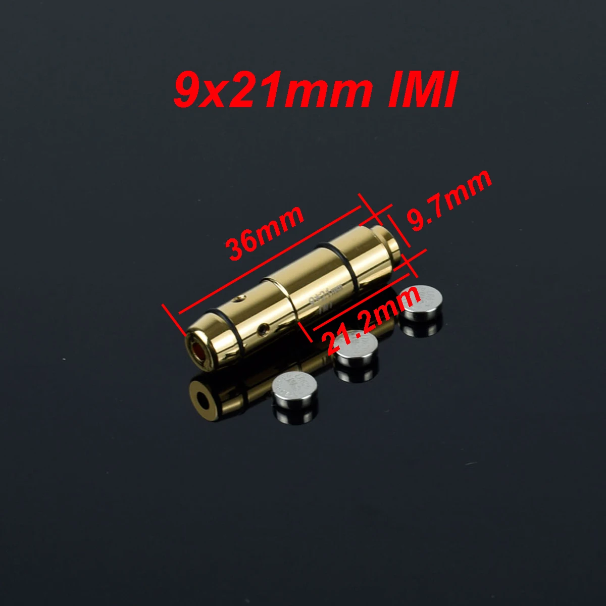 

Tactical .45 ACP 9mm Caliber G-Sight Laser Training Cartridge Trainer .45 Bore Sighter Snap Caps Dry Fire Shooting Bullet
