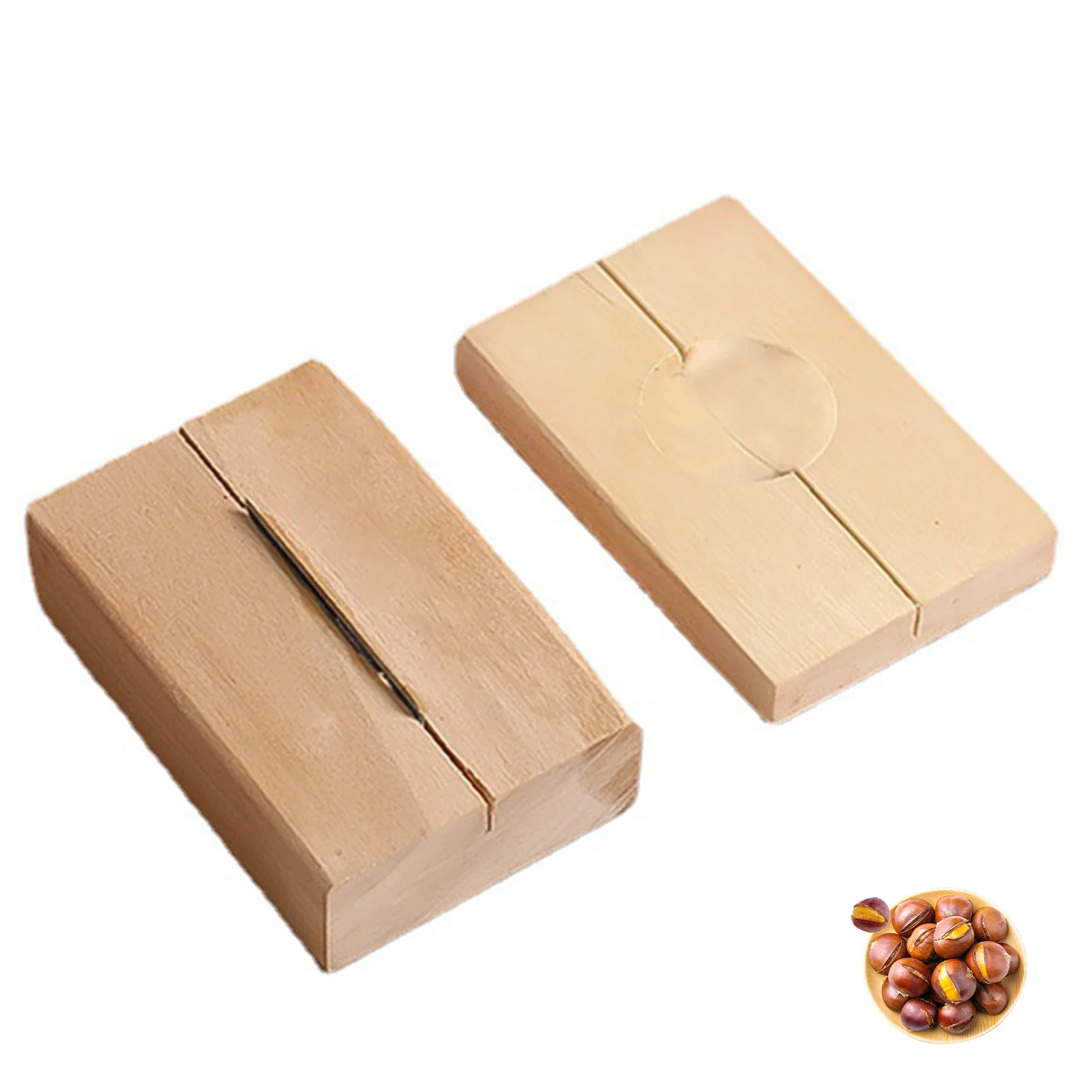 

Практичный каштановый ремешок для дерева, нескользящий ручной каштановый ремешок для пеканов, лесных орехов, миндаля