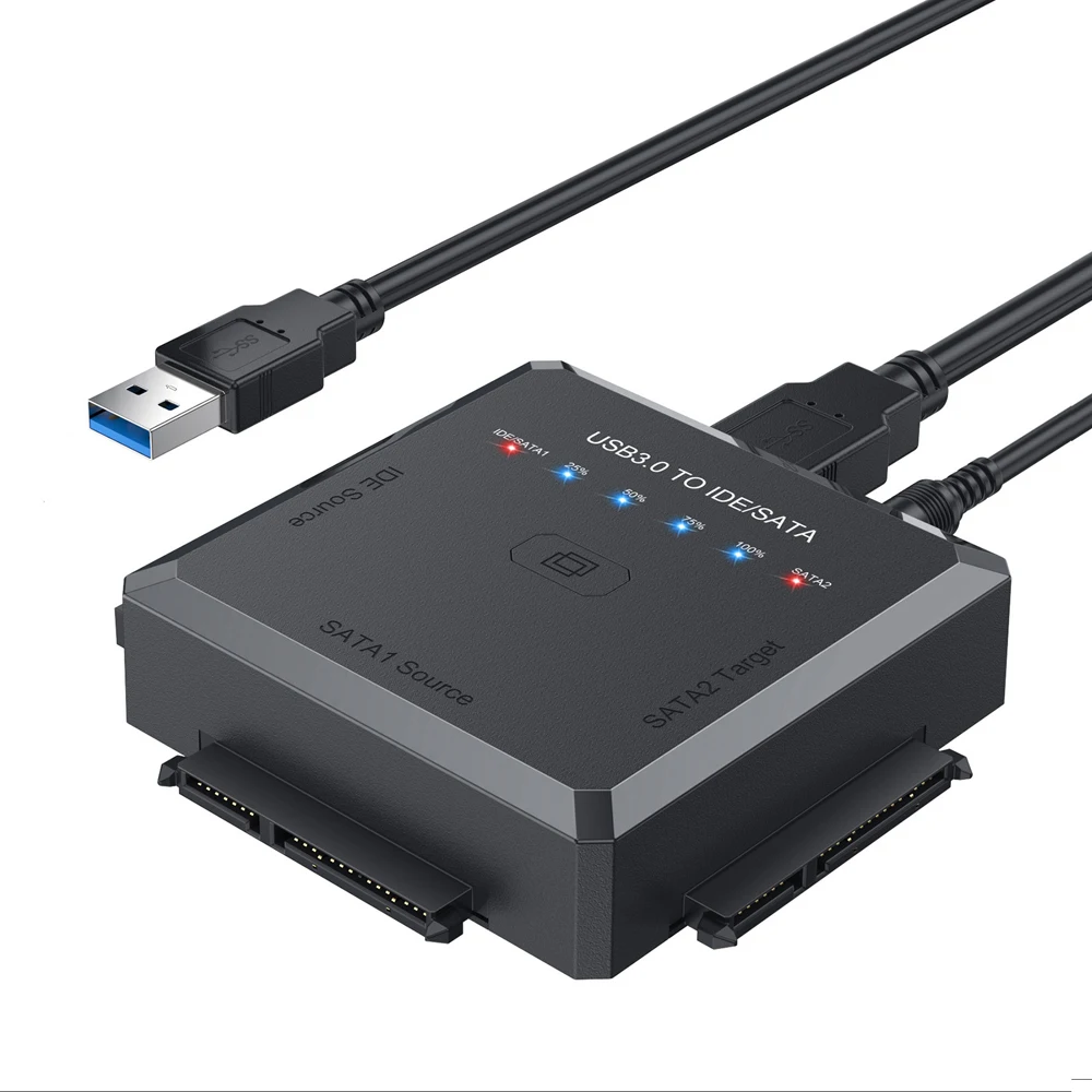 Новое поступление адаптер SATA/IDE к USB 3,0 кабель адаптера жесткого диска для универсального 2,5/3,5 дюйма IDE/SATA внешний HDD SSD