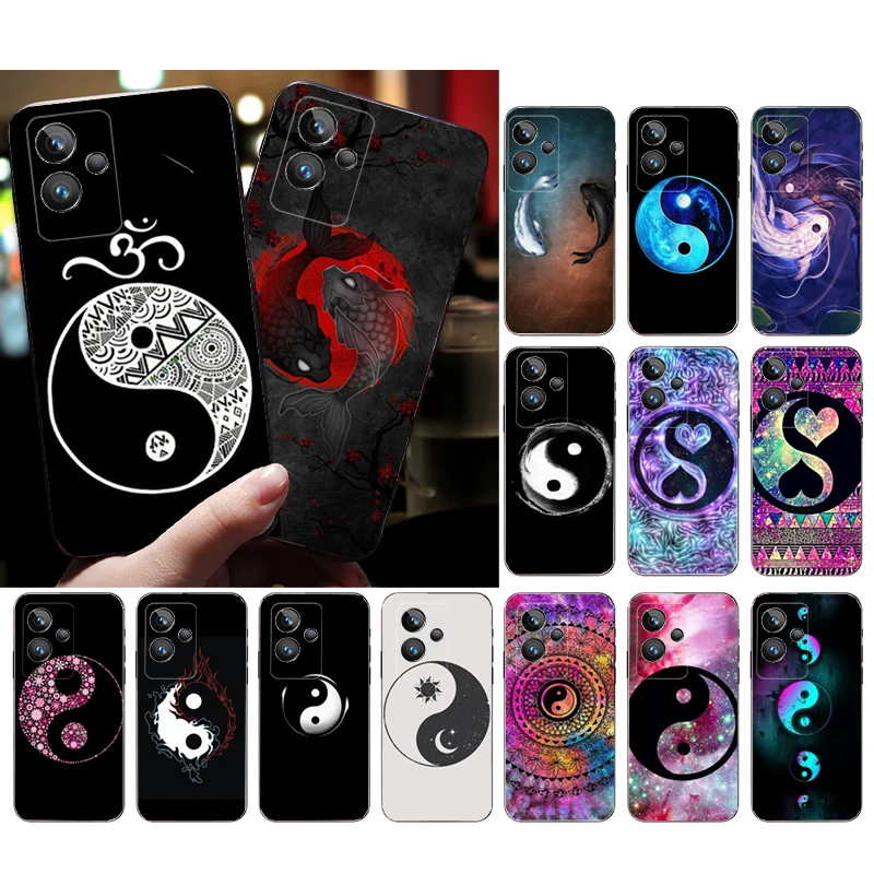 

Phone Case for OPPO Realme GT 2 Pro X2 Pro XT C25S 9 8 7 6 Pro 6i GT Master C3 C21 C21Y C11 X3 SuperZoom Yin yang art Case