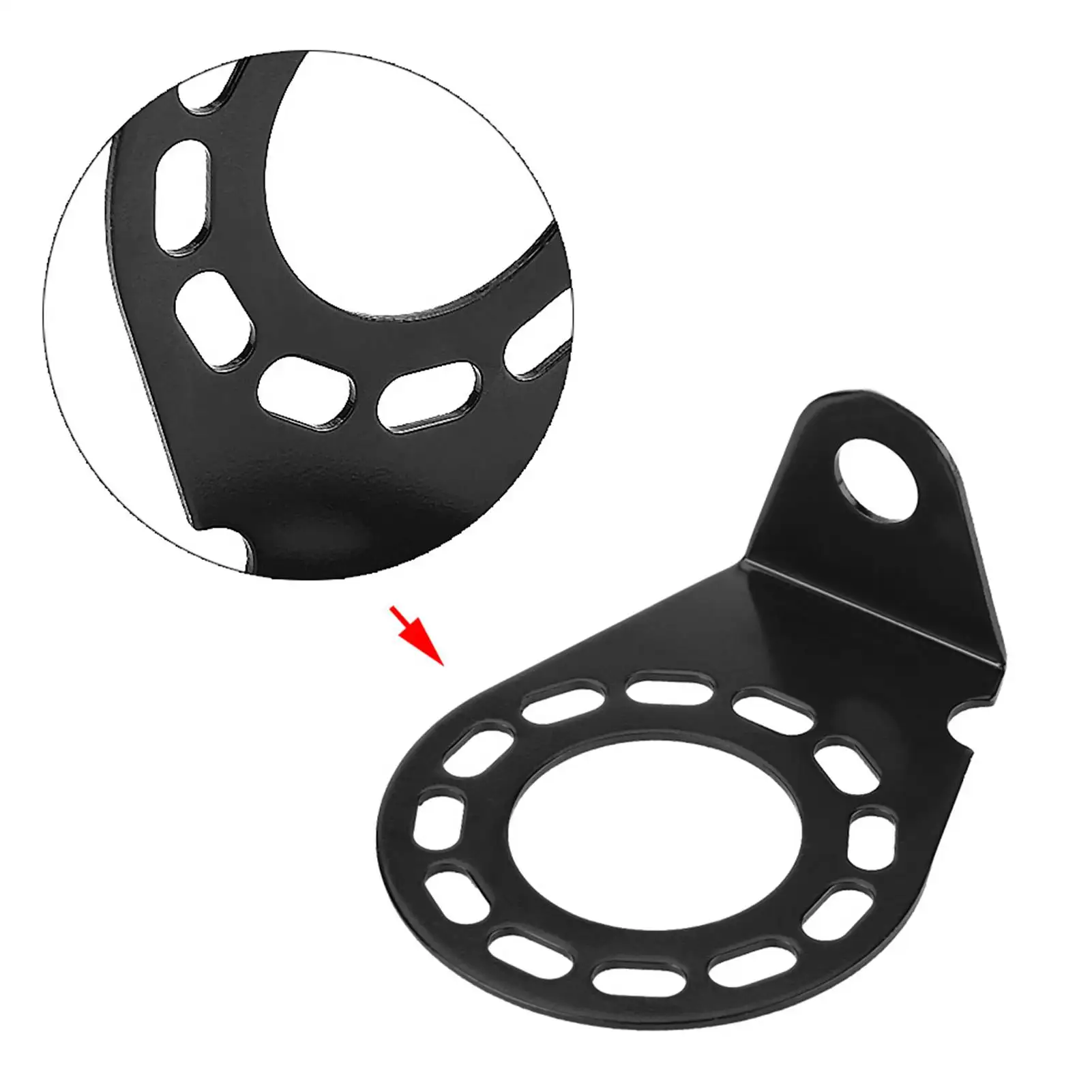 Черный Высокопрочный Держатель Розетки Прицепа Устойчивый К Окислению