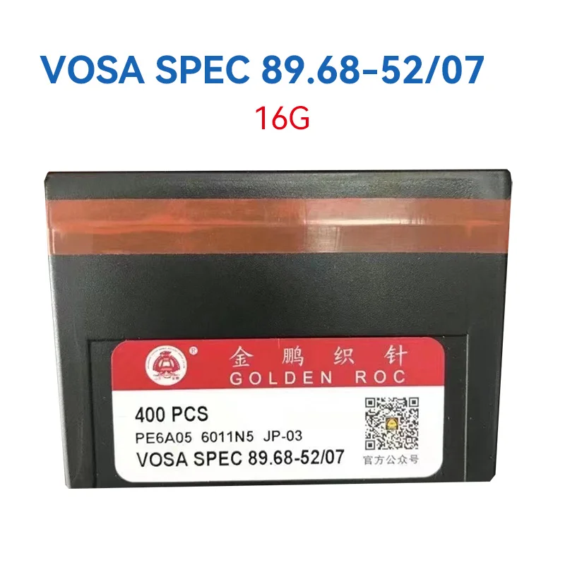 

400 шт. оригинальные золотые спицы для вязания ROC 16G VOSA SPEC 89,68-52/07 16GG компьютеризированные плоские спицы для вязальной машины