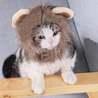 cute pet clothes mane cat wig pet small dog cats costume lion mane wig cap hat for cat dogs fancy costume toy pet supplies