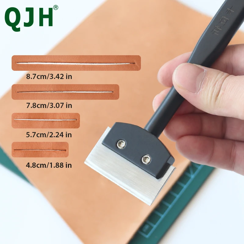 

DIY Handmade Leather Craft Card Position Cutting Card Punch Tool Positioning Knife 48mm 57mm 78mm 87mm Sewing Leather Engraving