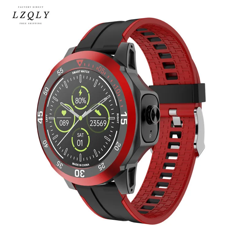 

N16 smart watch Bluetooth headset 2 in 1 men's sports heart rate health bracelet local music playback