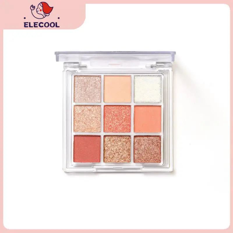 

Gross Weight 34.1g Compact Design Makeup Silky And Smooth Skin Eye Shadow Plate Earth Color Eye Makeup Nine Colors Eye Shadow