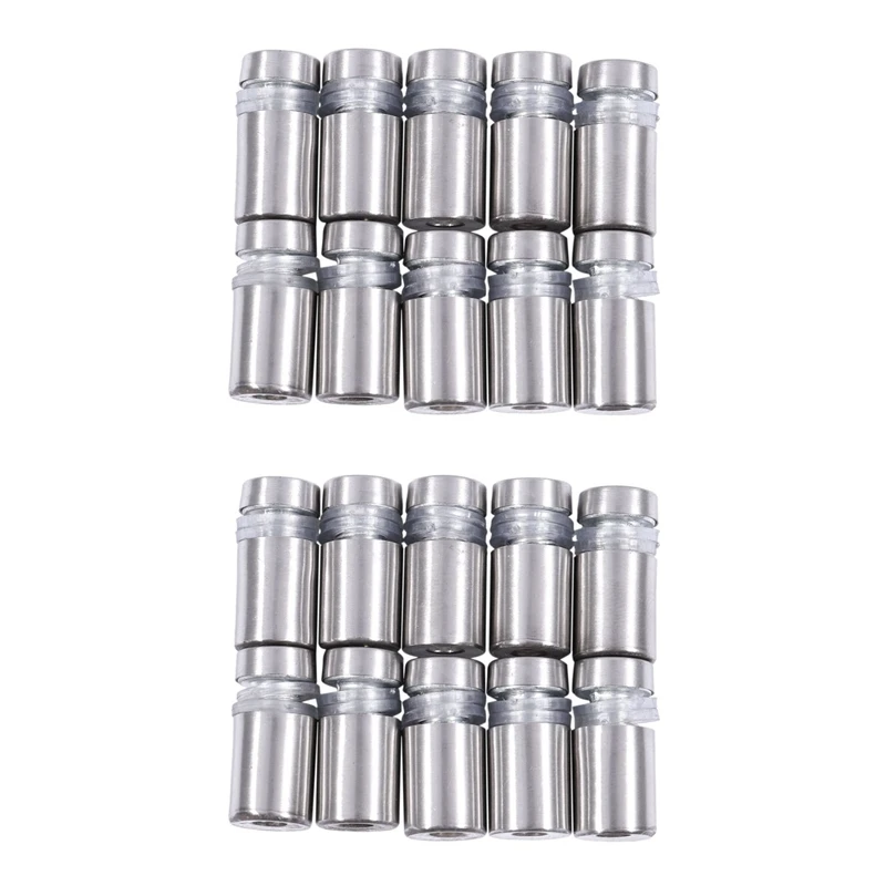 

Винты из нержавеющей стали для рекламы, стеклянные стойки 12x20 мм, 20 шт.