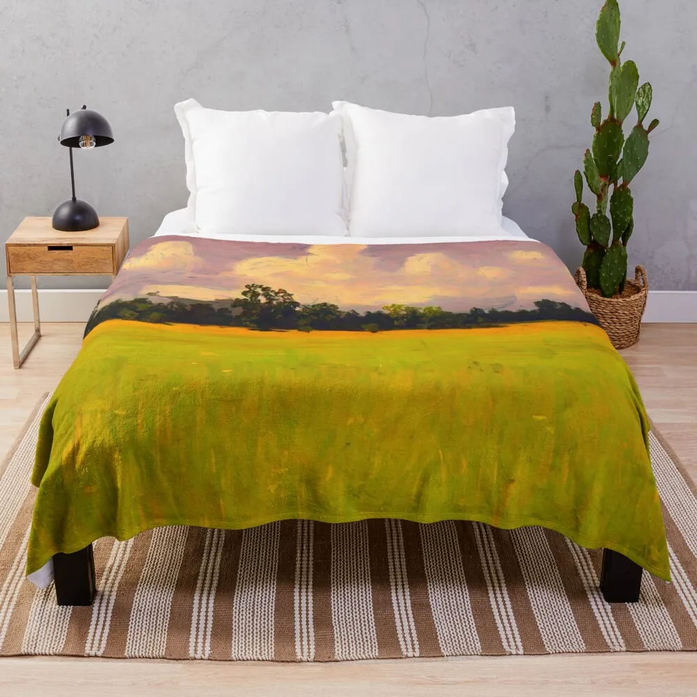 Осень. Steppe By Arkhyp Kuindzhi Vibante Edition Плед Покрывала Лохматое одеяло