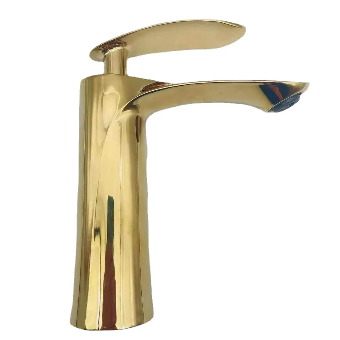 

Смеситель со встроенным смесителем из титана и кленового листа для раковины в ванной комнате, смеситель с одним отверстием