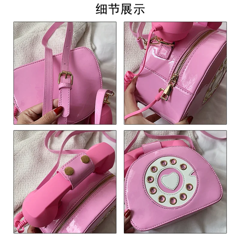 Girls Funny Personality Digital Simulation Phone Shape Messenger Bag Female Cute Shoulder Bag Fashion Crossbody Bag