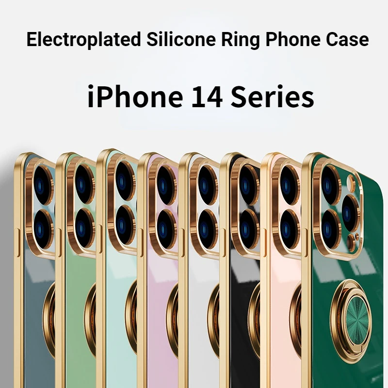

Подходит для Apple Iphone12 мобильный телефон чехол 13promax1 4/7P/xs кольцо с гальваническим покрытием, автомобильный Магнитный телефон с держателем