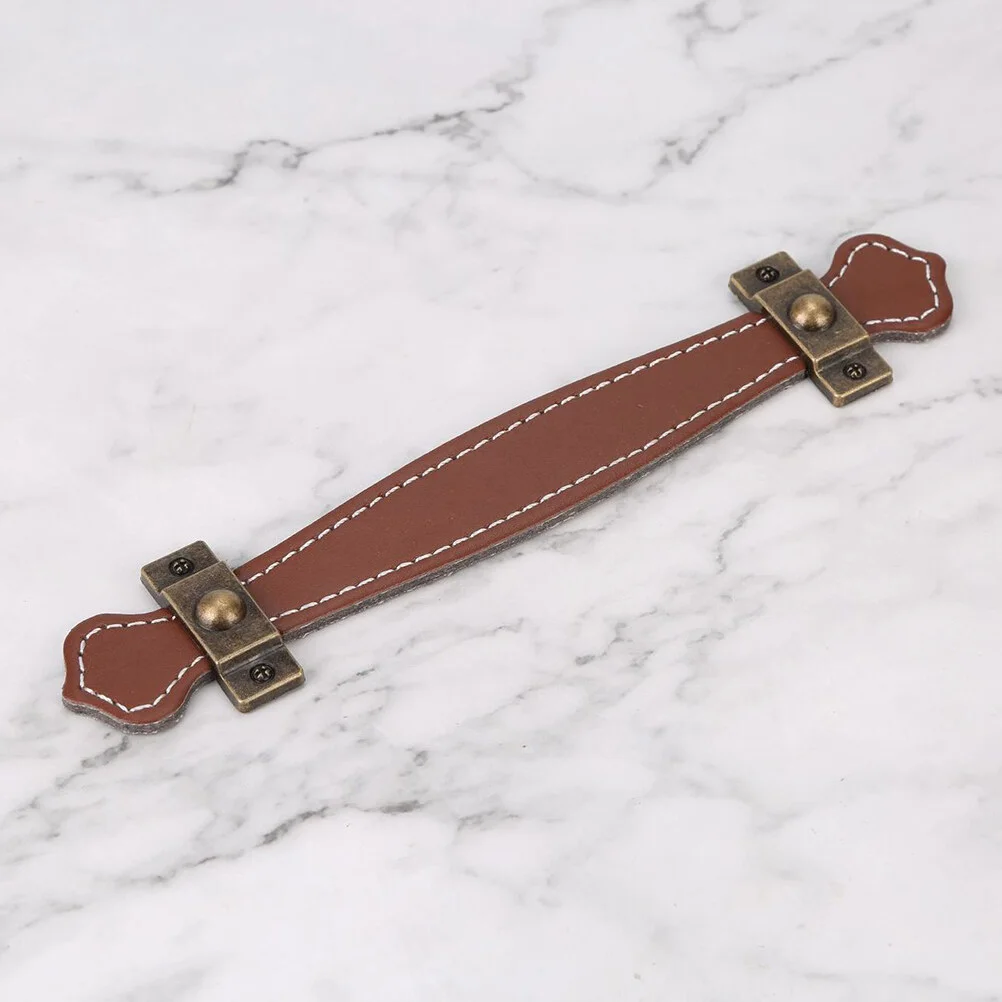 

Suitcase Handle Handle Repair Pulls Replacement Strap Handle DIY Replacement Luggage Parts ( 2pcs* Brown )