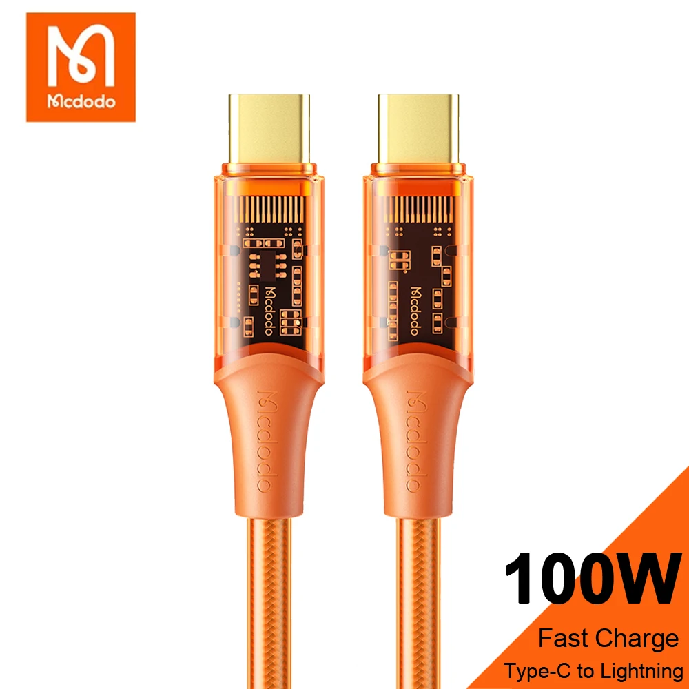 

Mcdodo 100W USB C to Type C Cable For Xiaomi POCO F3 4 OPPO Samsung Macbook PD Fast Charging Charger Wire Data Transmission Cord