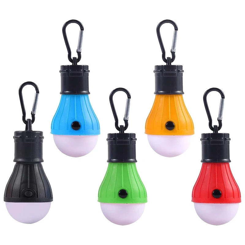 

Hot 5 Packs Camping Light Bulb Portable LED Camping Lantern Camp Tent Lights Lamp Camping Gear and Equipment for Hiking