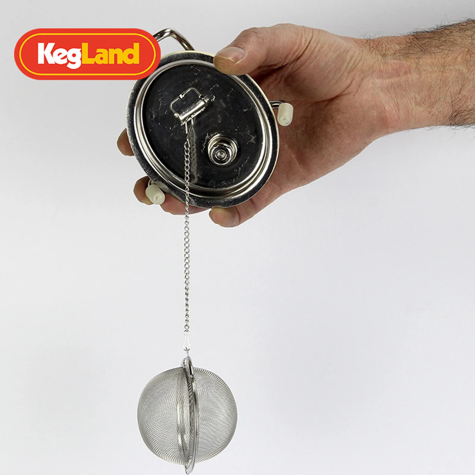 Крышка для кега Corny и сухой бомба/трубка-василька из нержавеющей стали |