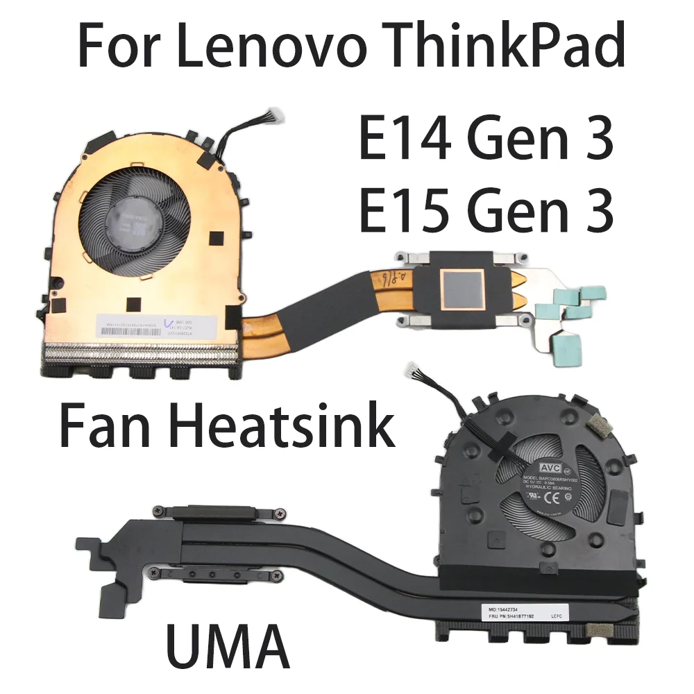 Оригинальный вентилятор для ноутбука Lenovo ThinkPad E14 Gen 3 E15 радиатор кулер процессора