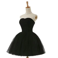new arrival elegant women short prom dress black lace up princess sweetheart beading fashion for evening party