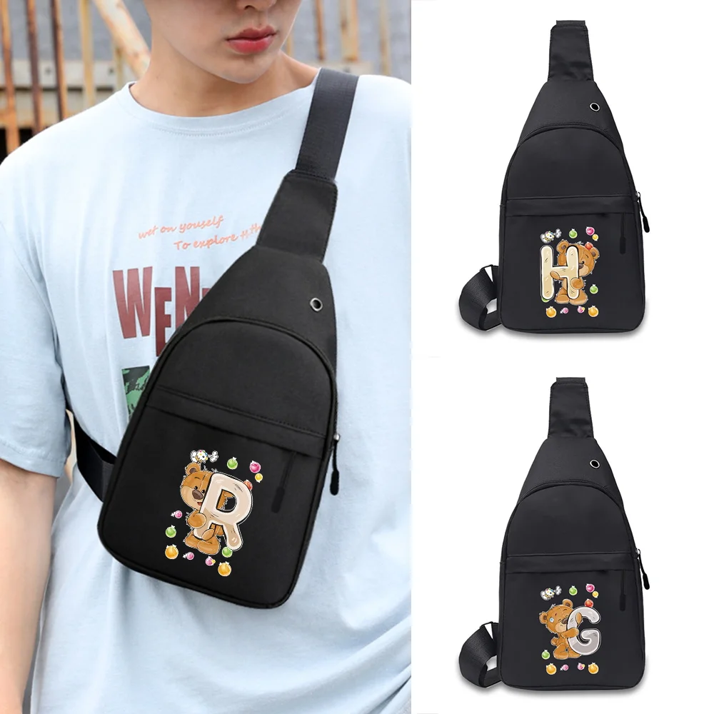 

Мужская модная нагрудная сумка, мужская повседневная сумка-мессенджер на плечо, Холщовая Сумка, многофункциональная уличная спортивная су...