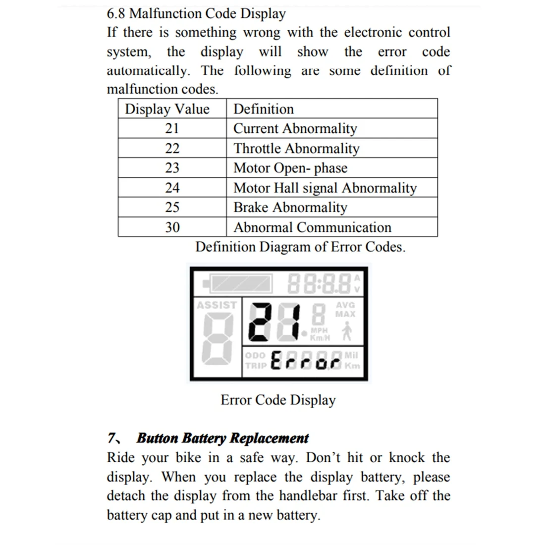 KING-METER J-LCD Display Electric Bike Instrument Monitor E-Bike Speeder Replacement Parts Panel Bafang LED TFT Kit