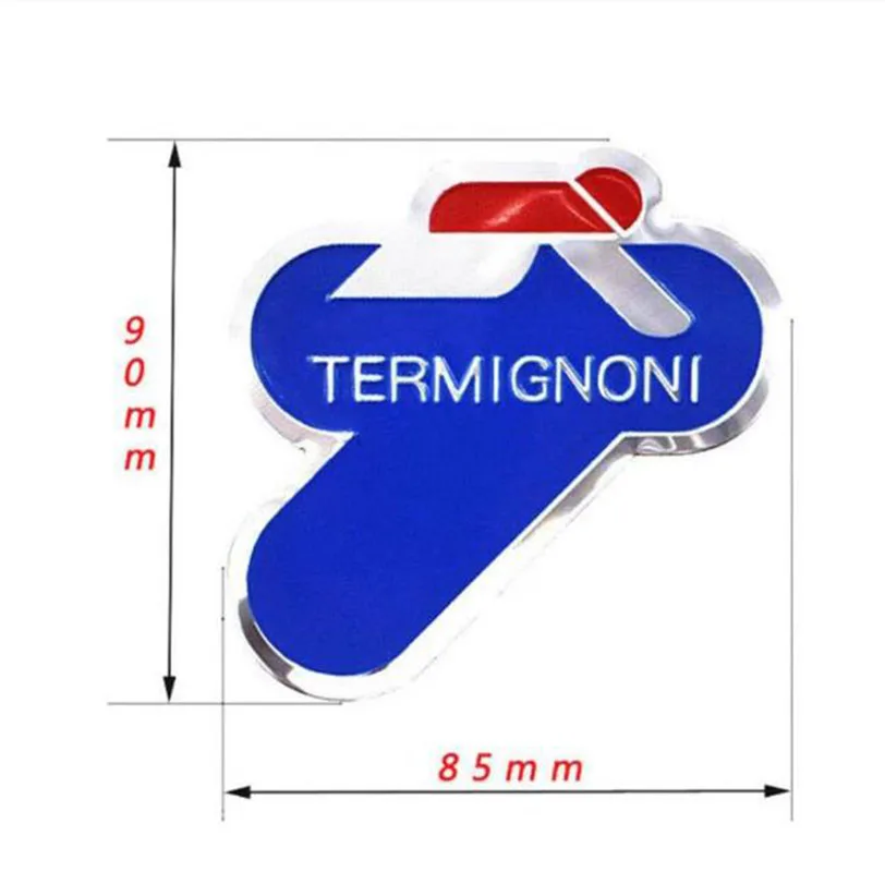 

TERMIGNONI Heat Resistant Aluminium Motorcycle Exhaust Pipe Sticker Racing Decal Part 1pc NEW