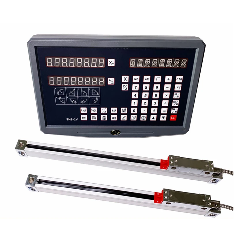 SNS-2V 2-осевой токарный фрезерный станок DRO с цифровым считыванием TTL AC110V/220V дисплей
