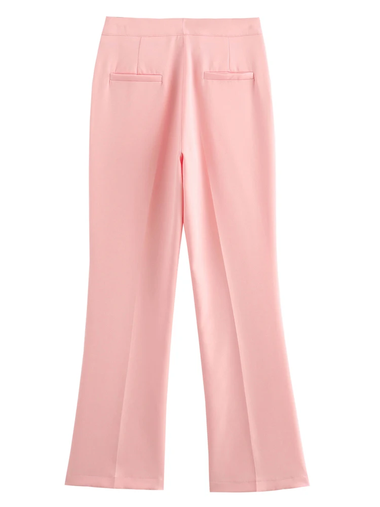 Женский комплект из топа и брюк-бюстье KAOPU ZA на пуговицах с карманами спереди