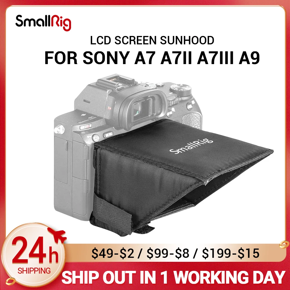 

Солнцезащитный козырек для ЖК-экрана SmallRig A7M3 для камер Sony A7 A7II A7III A9 Series, солнцезащитный козырек 2215