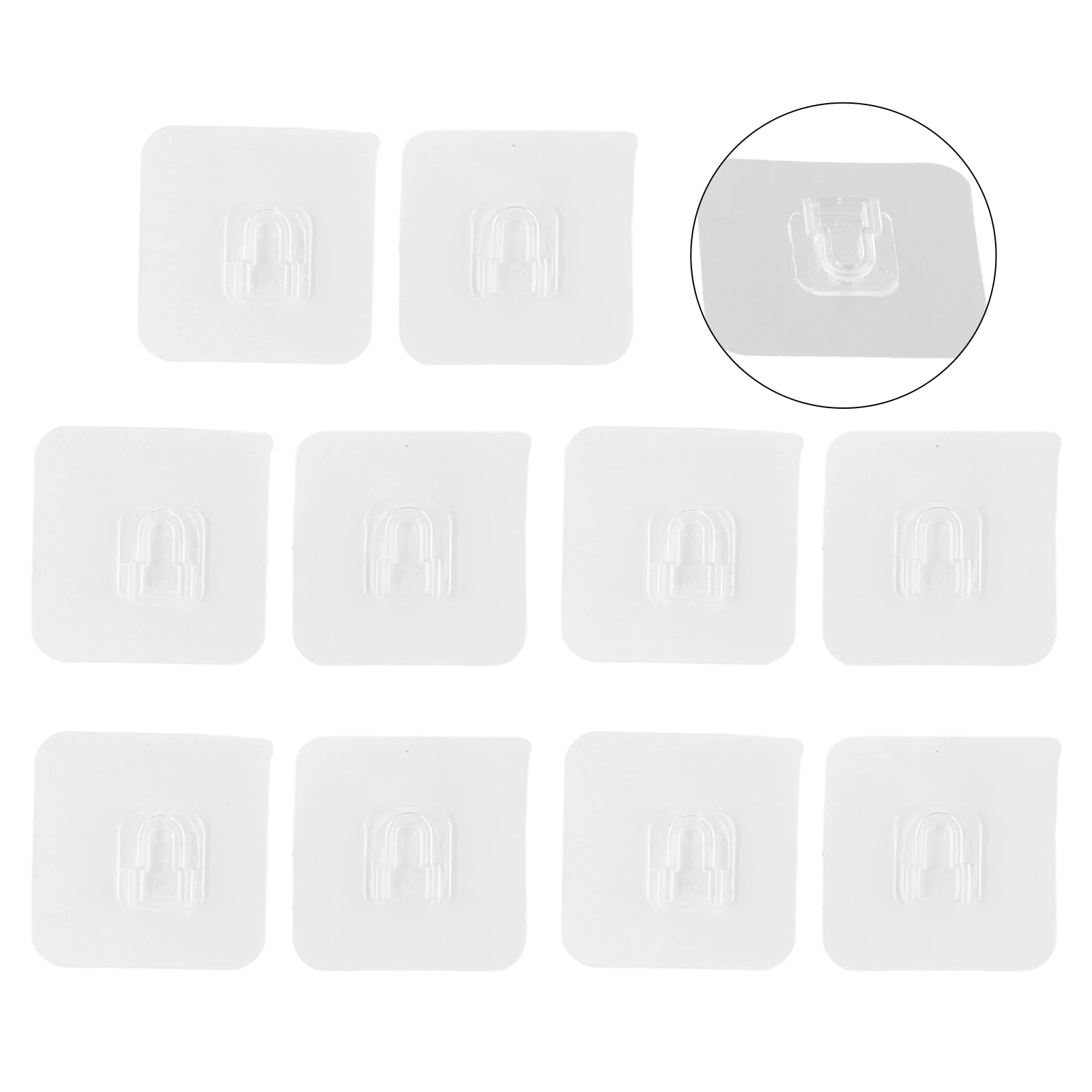

1 Pcs Buckle Hooks Plastic Stable Structure Storage Boxes Sub Buckle Transparent Buckle Hooks Can Fix TV Boxes