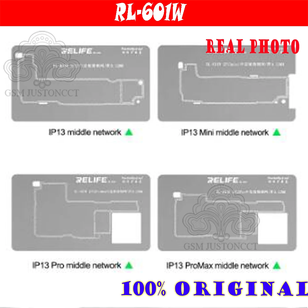 Трафарет для ремонта материнской платы, средний слой, Оловянная платформа для iPhone 13 mini/13 Pro Max Трафарет для ремонта материнской платы, средний слой, Оловянная платформа для iPhone 13 mini/13 Pro Max