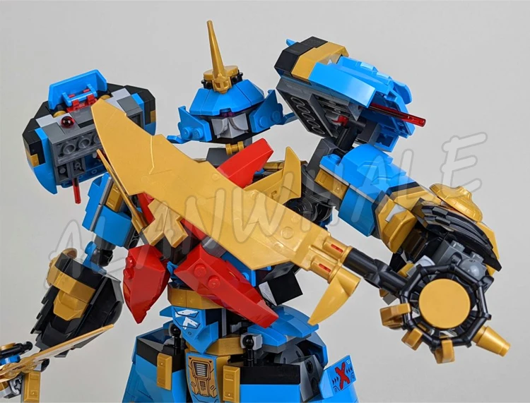 1003 шт. Shinobi Crystallized Nya's Samurai X Mech Crystal Dragon Warrior 60010 наборы строительных блоков