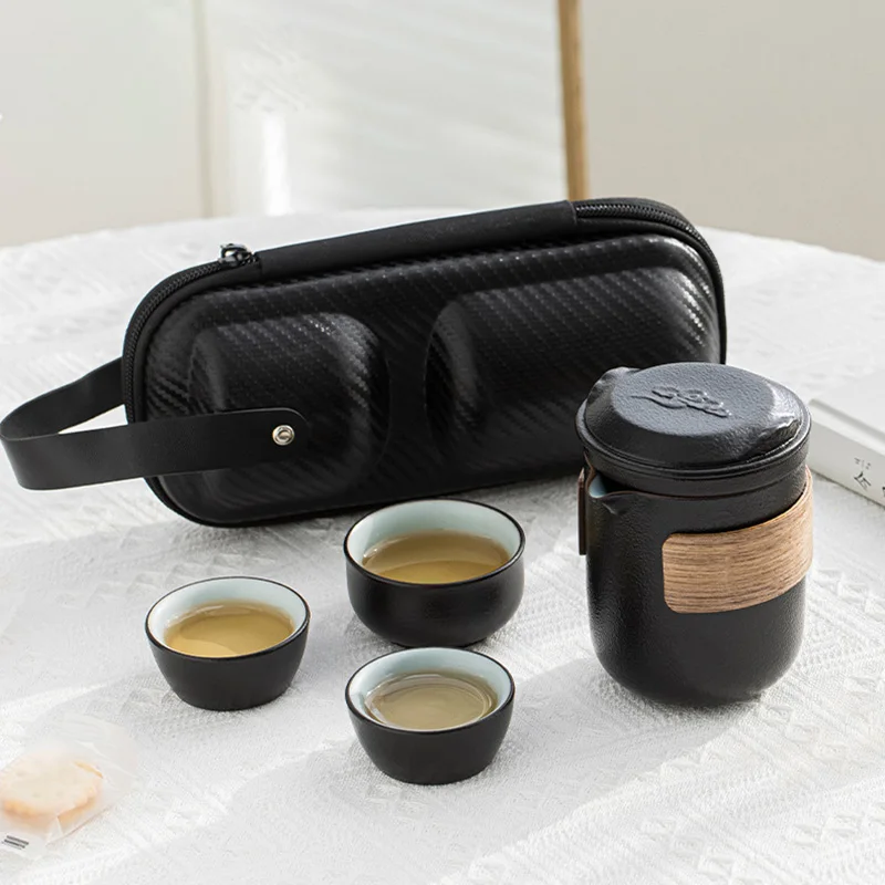 

Набор столовых приборов, чайная посуда, топ для чайной церемонии, фарфоровые подарки, набор чайных кастрюль, винтажный Традиционный набор д...