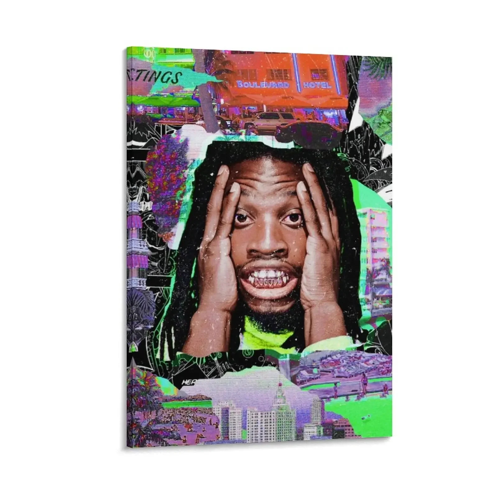 Denzel Curry Холст Картина наклейки и постеры аниме украшения для дома домашний декор