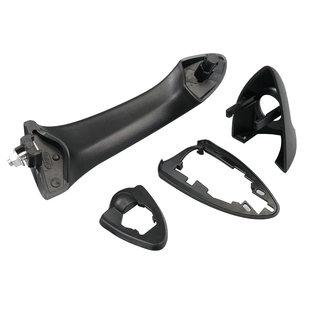 Klamka drzwi po stronie kierowcy w kolorze ciemnocznym na prawej do zewnętrznych części bocznych BMW X5 Cars